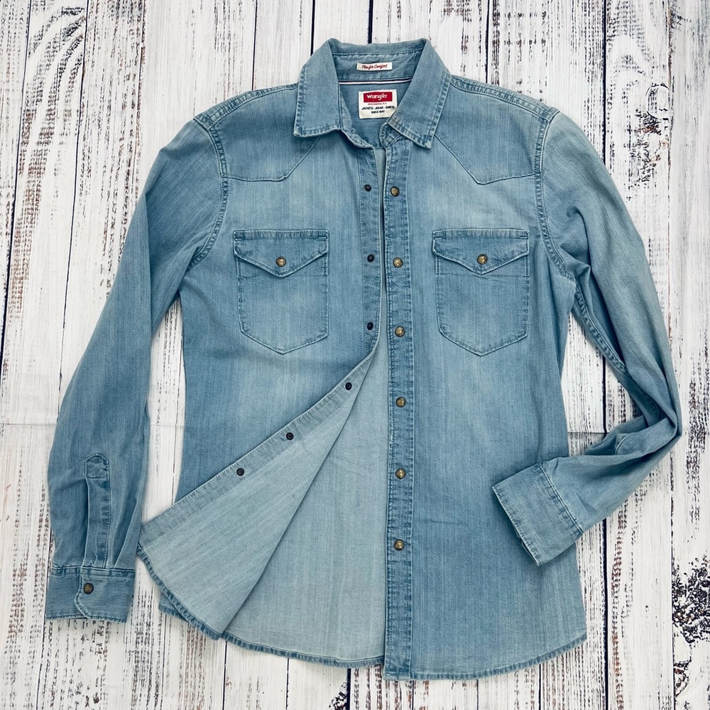 Wrangler jean shirt